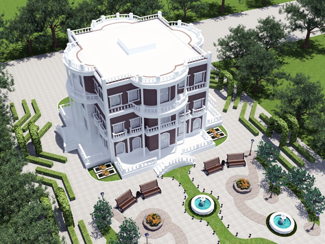 Дизайн интерьера общественной архитектуры в Челябинске "Здание музея"