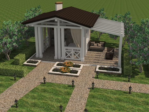 Дизайн интерьера в Челябинске "Беседка"