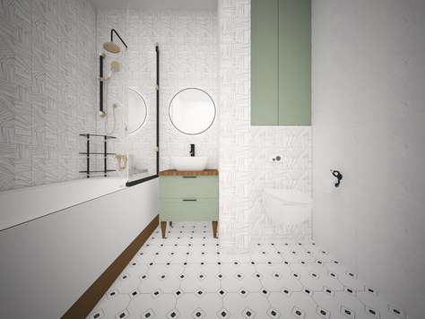 Дизайн интерьера в Челябинске "Ванная"