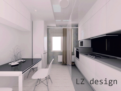 Дизайн интерьера кухни в Челябинске "Кухня"