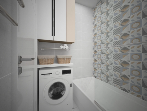 Дизайн интерьера в Челябинске "Ванная"