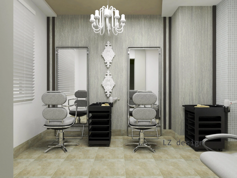 Дизайн интерьера кабинета в Челябинске "Парихмахерский зал"