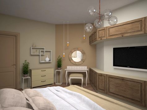 Дизайн интерьера в Челябинске "Спальня"