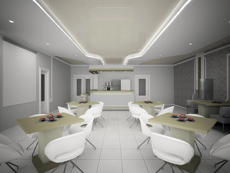 Дизайн интерьера кафе в Челябинске "Кафе"