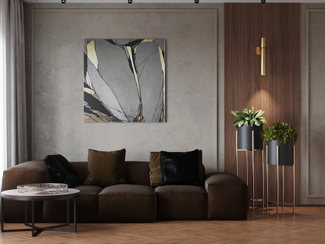 Дизайн интерьера в Челябинске " Дизайн-проект квартиры в ЖК "Лесопарковый".  Кабинет."