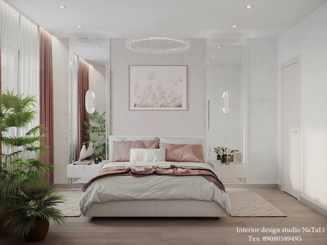 Дизайн интерьера в Челябинске "Дизайн спальной комнаты"