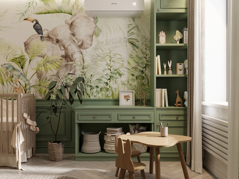 Дизайн интерьера трехкомнатной квартиры в Челябинске "Дизайн интерьера детской комнаты"