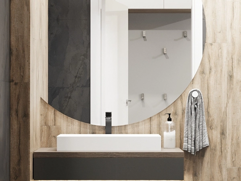 Дизайн интерьера в Челябинске "Дизайн интерьера санузла"