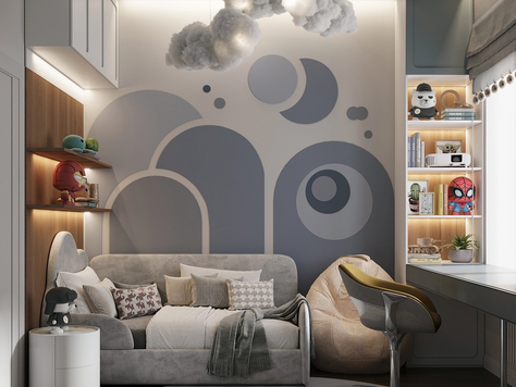 Дизайн интерьера детской в Челябинске "Комната для малыша"