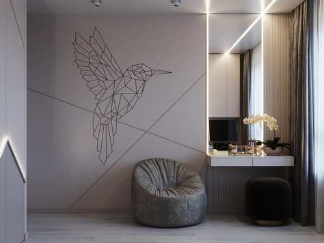 Дизайн интерьера детской в Челябинске "Детская комната"