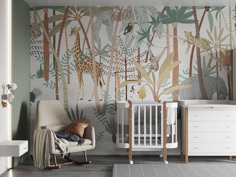 Дизайн интерьера двухкомнатной квартиры в Челябинске "Дизайн детской комнаты для будущего ребенка"