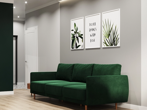 Дизайн интерьера в Челябинске "Квартира в Скандинавском стиле в ЖК "Лесопарковый""