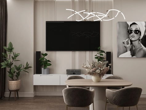 Дизайн интерьера в Челябинске "Дизайн интерьера квартиры в ЖК Видный"