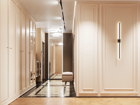 Дизайн интерьера квартиры-студии в Челябинске "Дизайн проект квартиры в ЖК Лесопарковый"