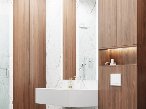 Дизайн интерьера в Челябинске "Дизайн интерьера ванной комнаты"