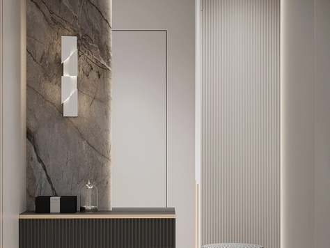 Дизайн интерьера апартаментов в Челябинске "Прихожая в современном стиле"