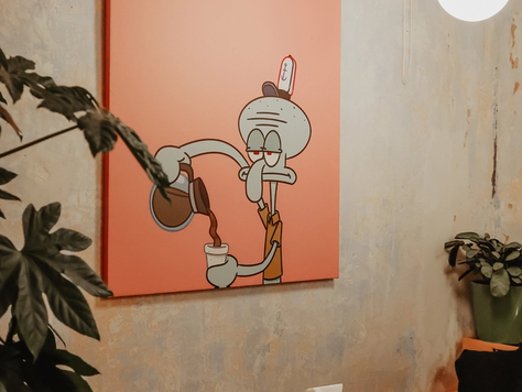 Дизайн интерьера кафе в Челябинске "Lazy Coffee"