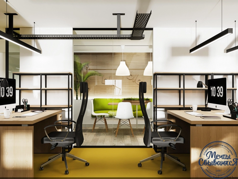 Дизайн интерьера офиса в Челябинске "Офис нового уровня"