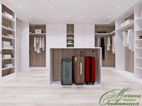 Дизайн интерьера комнаты в Челябинске "Интерьеры гардеробных и постирочной комнат"