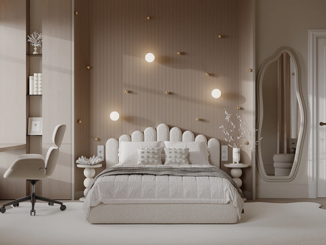 Дизайн интерьера Частного дома в Челябинске "Комната девочки"