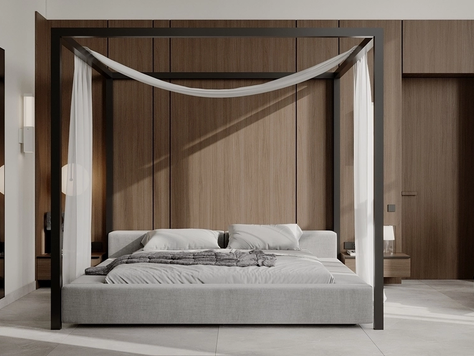 Дизайн интерьера в Челябинске "Мастер-спальня "Patio House""